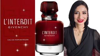 ✅️LINTERDIT ROUGE GIVENCHY Este perfume es muy duradero y espectacular🔴 [upl. by Adnyc]