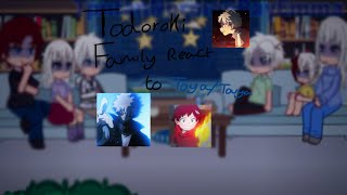 repost Past Todoroki family react to Toya part 1I DONT OWN ANY OF THESE VIDEOSAUDIOS [upl. by Chenee]