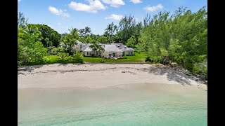 Stunning Beachfront Home in Lyford Cay Nassau  Bahamas Sothebys International Realty [upl. by Resor]