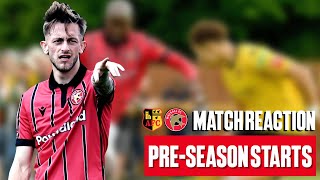 PRESEASON STARTS WITH A WIN  Alvechurch vs Walsall Match Reaction [upl. by Arracot]