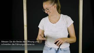 Grosfillex Tutorial Falttür Una Montageanleitung [upl. by Suzanne335]