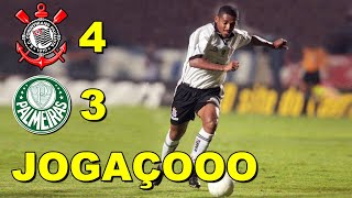 Corinthians 4 x 3 Palmeiras Semifinal Libertadores 2000 1ºJogo [upl. by Einnalem343]