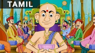 Root Of Rassagulla  Tales of Tenali Raman In Tamil  AnimatedCartoon Stories For Kids [upl. by Ahsemit727]