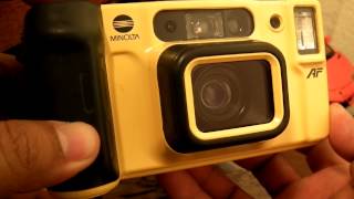 Minolta Weathermatic Dual 35 quotBreve descripcionquot AQP [upl. by Stich950]