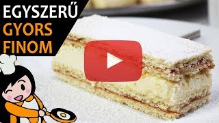 Mimóza szelet  Recept Videók [upl. by Akeemahs833]