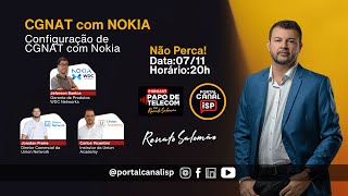 CGNAT com Nokia Configuração de CGNAT com Nokia [upl. by Latsyrc]