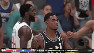 NBA 2K25 HAWKS VS CLIPPERS SEASON 5 PS5 [upl. by Llireva]