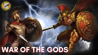 GREEK MYTHOLOGY THE TITANOMACHY FIRST GODWAR TOLD BY ZEUS [upl. by Yatnwahs]