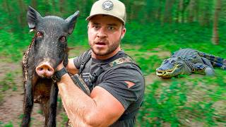 3 Days Truck Stealth Camping and Hunting Feral Hogs in Florida [upl. by Neelac]