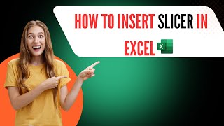 How to Insert Slicer in Excel [upl. by Obala698]