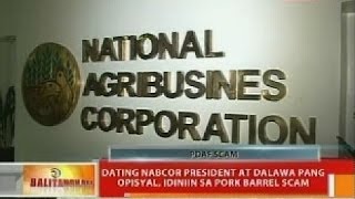 BT Dating NABCOR president at dalawa pang opisyal idiniin sa pork barrel scam [upl. by Aiuqenehs445]