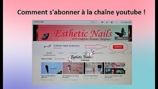 Comment sabonner à notre chaîne youtube [upl. by Ploch]