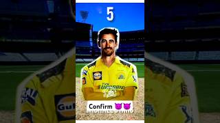 Chennai super kings targeted players❤️❤️ shorts youtubeshorts iplmegaauction2025 [upl. by Cantu]