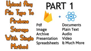 68 React Native Firebase Upload Files To Storage  Part 1 [upl. by Reine473]