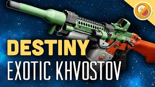 DESTINY Khvostov 7G0X NEW Exotic Auto Rifle Review amp Gameplay Rise of Iron [upl. by Holmen]