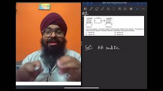 NEET2024 In the above diagram a strong bar magnet is moving towards solenoid 2 from solenoid 1 the [upl. by Emil380]
