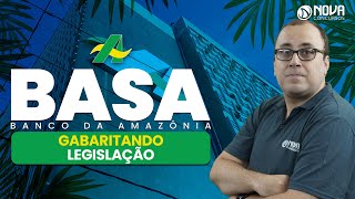 Concurso BASA 2022 Gabaritando Legislação [upl. by Hamilah]