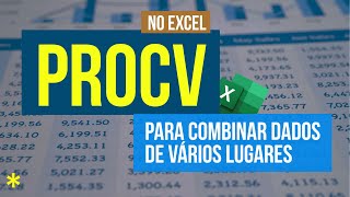 ProcV no Excel Como combinar dados de duas tabelas diferentes [upl. by Hsirrap866]