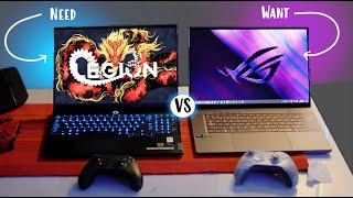 Legion 7i vs ROG Zephyrus G16  Practical or sleek ♥ [upl. by Oenire]