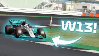 The NEW Mercedes W13 On Track in Assetto Corsa [upl. by Varick]