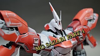 GUNPLA MG SAZABI Verka ★PART 4 [upl. by Eiblehs]