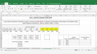 KIST AMORTİSMAN NASIL HESAPLANIR [upl. by Ragucci505]