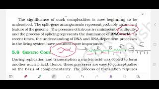 Why the process of splicing represents dominance of Rna world Ncert Lines for Neet [upl. by Myrtia]