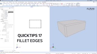 Quicktip 18 How to apply quotFillet Edgesquot to your 3D models [upl. by Tannie]