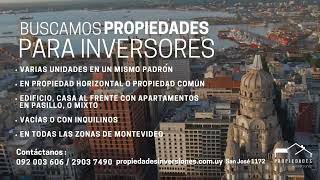 Buscamos propiedades en un mismo padrón  MONTEVIDEO [upl. by Mundford]