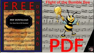 FLIGHT OF THE BUMBLEBEE  Music Sheet  Arr for Rondalla [upl. by Hudson]