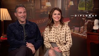 THE DIPLOMAT Cast Interview Keri Russell Rufus Sewell David Gyasi Ato Essandoh Ali Ahn Deb Cah [upl. by Olsewski807]