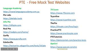 PTE Free Mock Test Websites  ApeUniLanguage AcademyAlfa PTE79Score [upl. by Irrabaj]