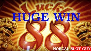 LUCKY 88 BONUS 369X WIN  Graton Casino  NorCal Slot Guy [upl. by Noiek915]