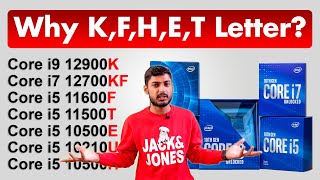 What is K F KF U H X XE Letter in Processor Name Intel Processor Letter Codes Explain [upl. by Zsuedat473]