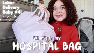 WHAT’S IN MY HOSPITAL BAG  BABY 4 [upl. by Leede139]