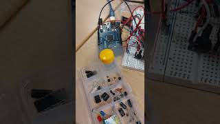 démo moteur cc potentiomètre et changement de sens arduino [upl. by Airogerg791]