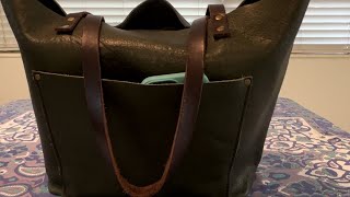 3 years later Portland Leather Goods tote [upl. by Inkster832]