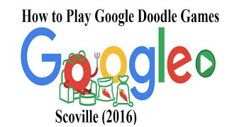 Google डूडल के मशहूर गेम Popular Google Doodle games Wilbur Scoville Google Doodle Play at Home [upl. by Nwahsyd]