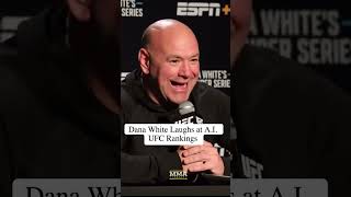 Dana White Laughs at AI UFC Rankings ufc danawhite chatgpt [upl. by Amikat]