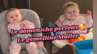 le piccole gemelline MULLER domenica perfetta🥰❤️ [upl. by Enisaj]