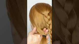 Simple Braid Hairstyle For Beginners hairtutorial hairstyles ytshorts hairstylist easyhairsty [upl. by Honebein]