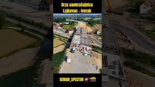 Brza saobraćajnica Lajkovac  Iverak Valjevo shorts dronevideo [upl. by Aimat299]