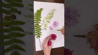 Gestural Watercolor Painting artist artwork flowers watercolor art arte artandcraft [upl. by Nyar]