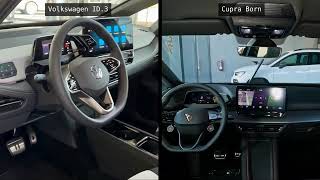 Volkswagen ID3 vs Cupra Born [upl. by Neelac]