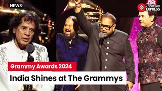 Grammy Awards 2024 Shankar Mahadevan Zakir Hussain and Band Clinch Grammy 2024 [upl. by Eohce712]