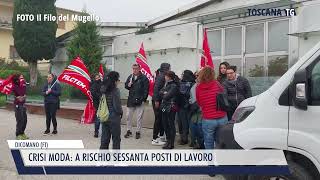 20241106 DICOMANO FI  CRISI MODA A RISCHIO SESSANTA POSTI DI LAVORO [upl. by Abey270]