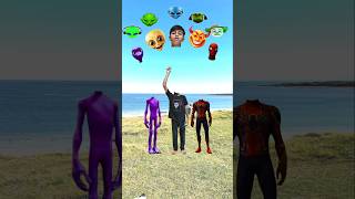 Purple alien spiderman me correct head matching moye moye tranding song 😂😂 [upl. by Olson]