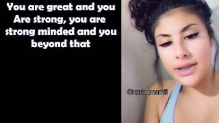 Girl Rapping About Depression Lyrics karlamamii [upl. by Doniv554]