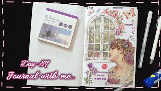 Day 89 of Journaling Aesthetic Journal [upl. by Haras230]