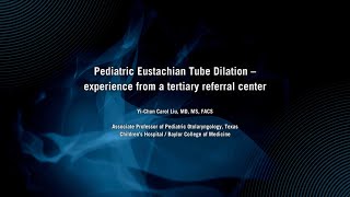 Pediatric Eustachian Tube Dilation – experience from a tertiary referral center [upl. by Nylednarb]